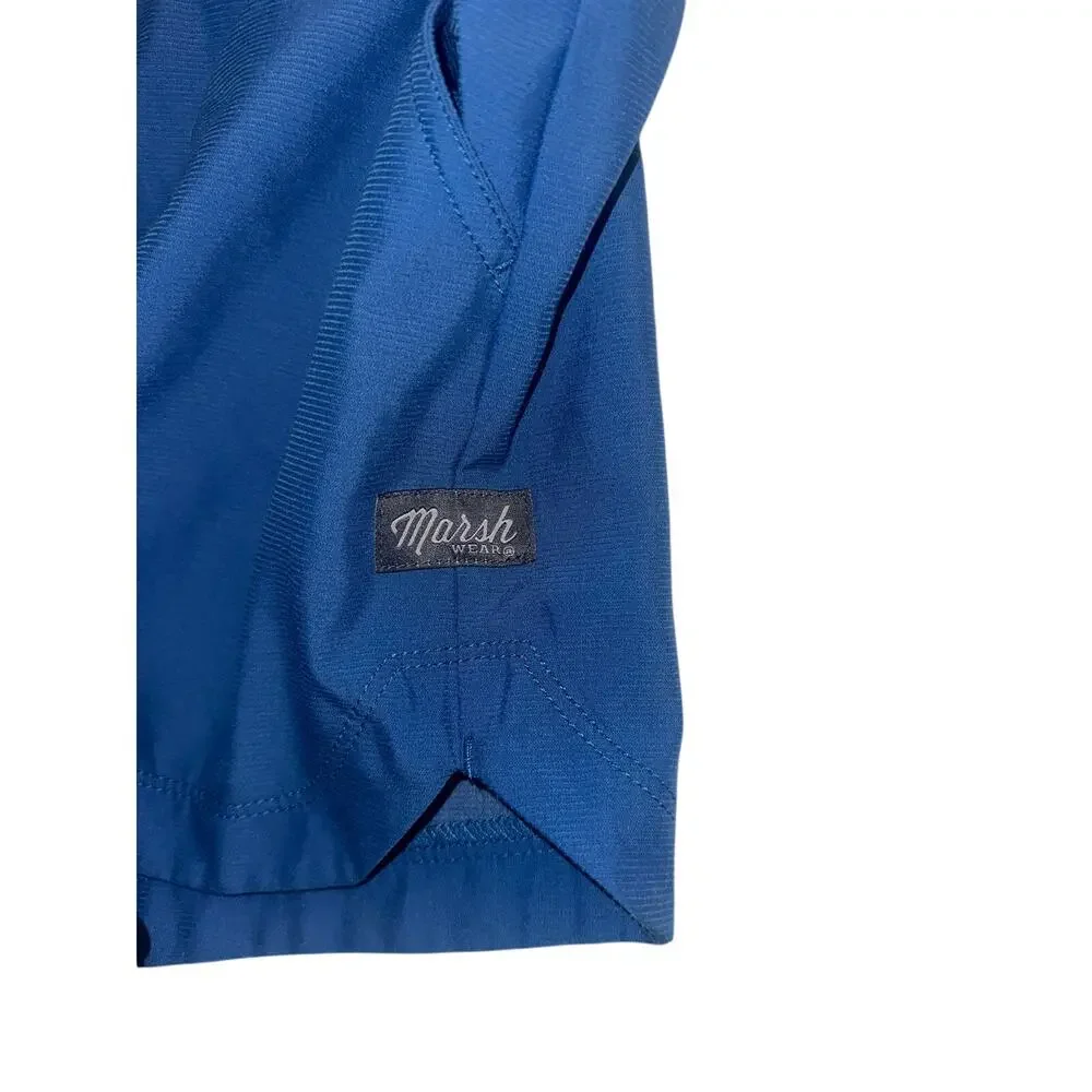 Marsh Wear Women’s Large Blue Athletic Performance Shorts Drawstring
